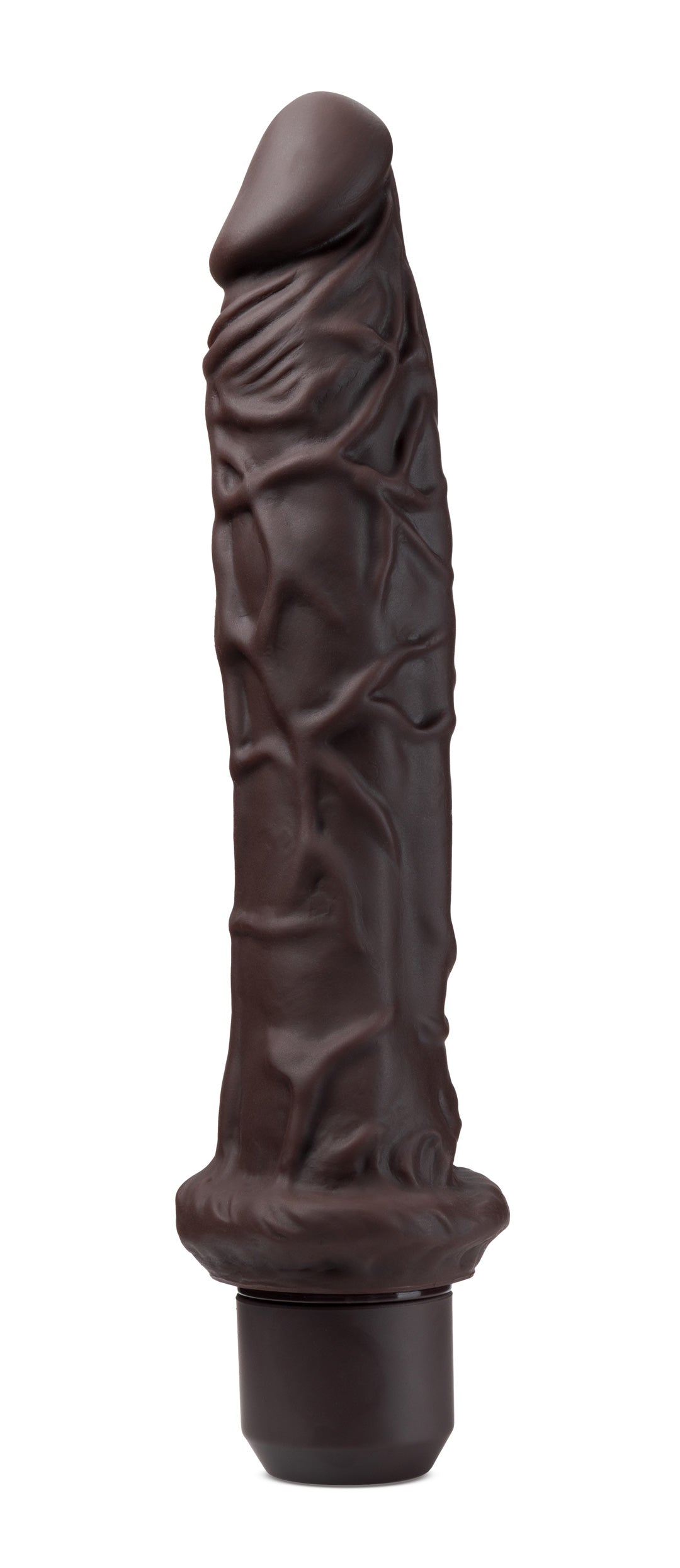 Dr. Skin Silicone - Dr. Richard - 9 Inch Vibrating Dildo - Brown