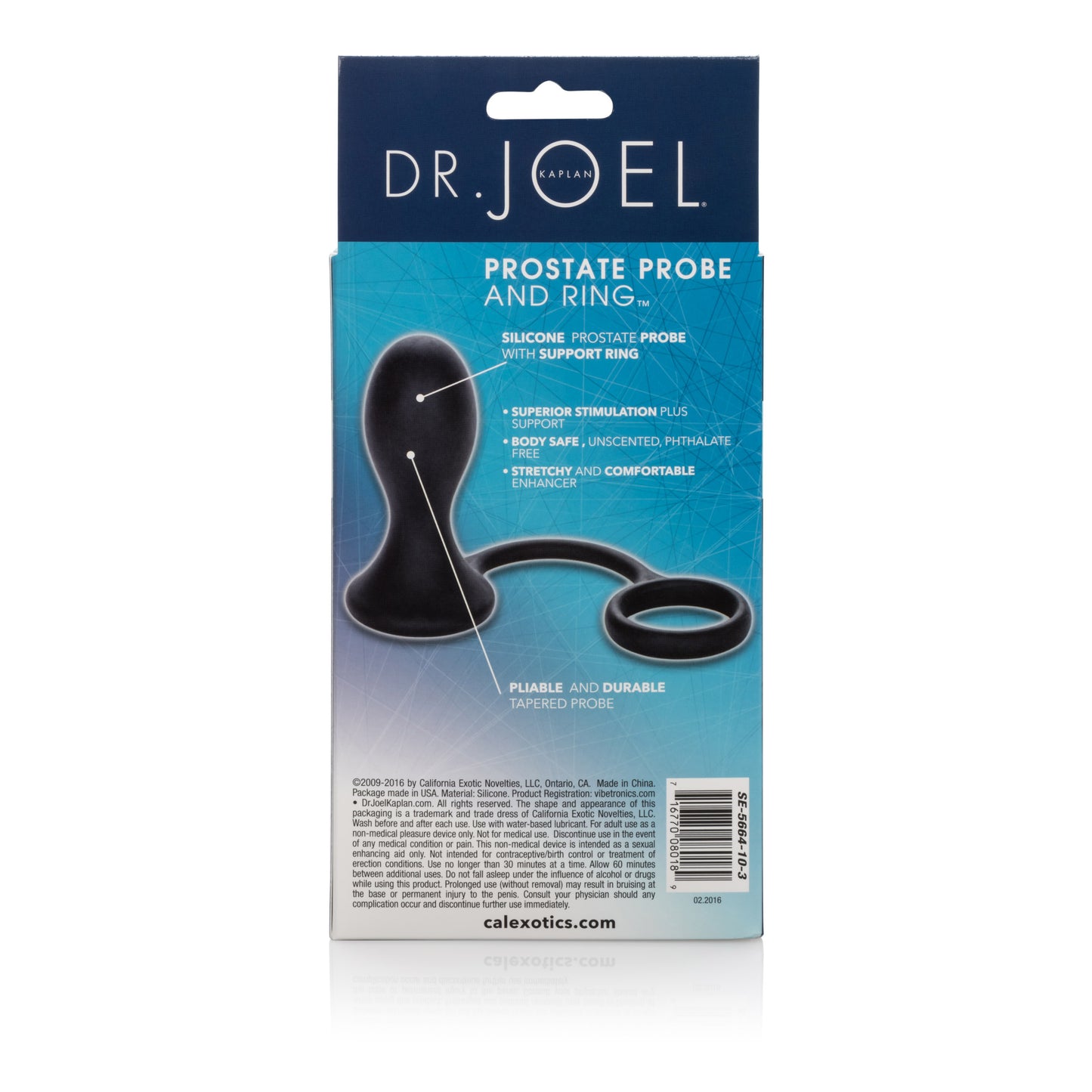 Dr. Joel Kaplan Prostate Probe and Ring - Black