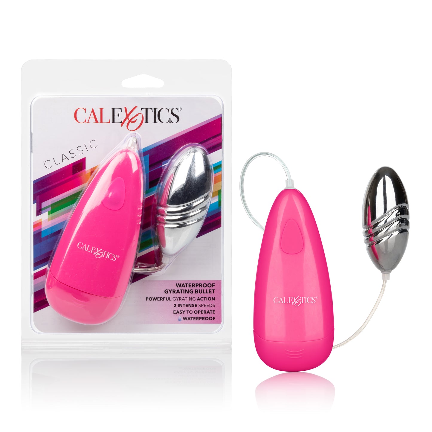 Waterproof Gyrating Bullet - Pink