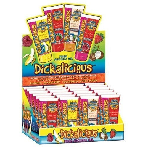 Dickalicious - 24 Piece p.o.p Display - 2 Fl. Oz. Tubes HTP2037-D