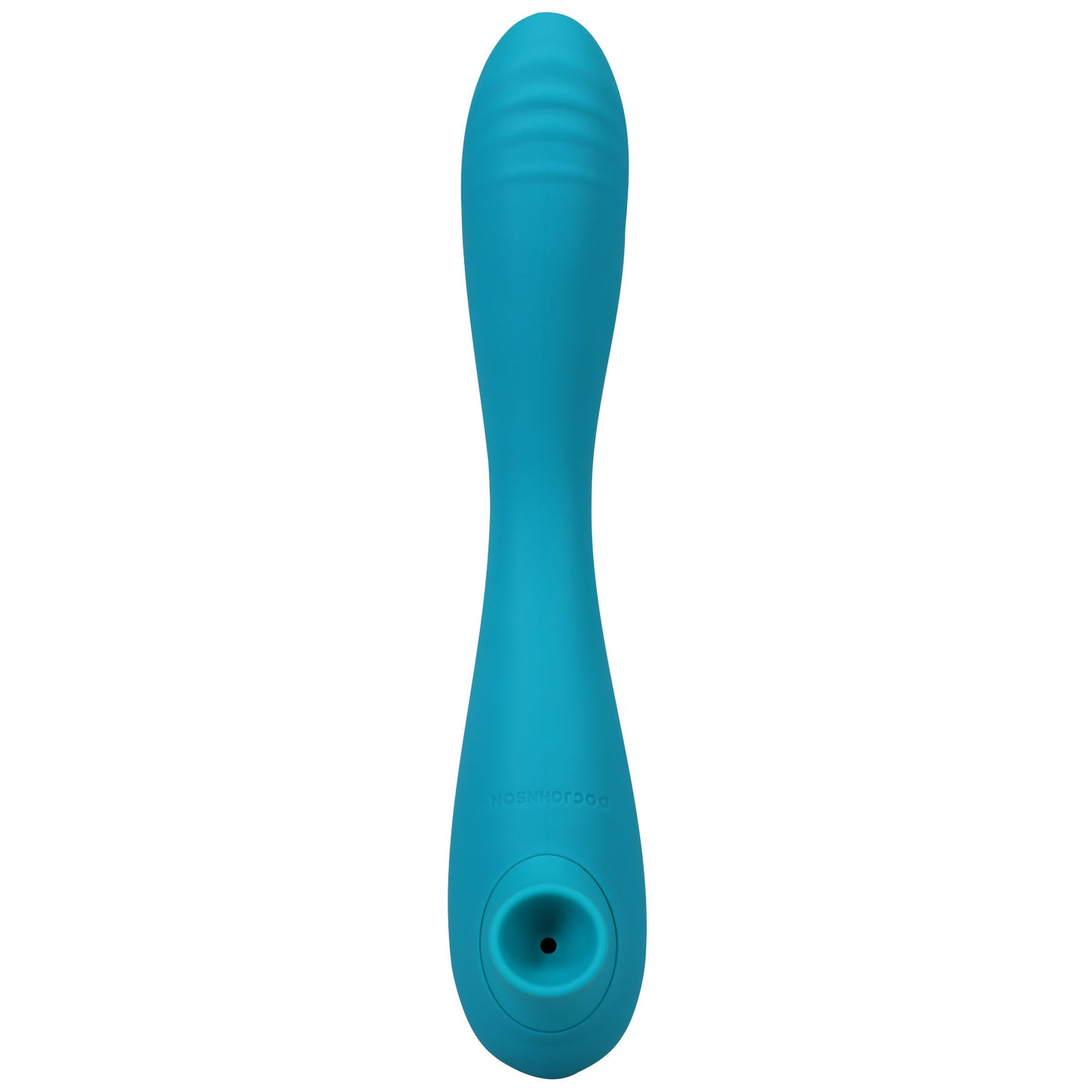 This Product Sucks - Sucking Clitoral Stimulator  With Bendable G-Spot Vibrator - Teal