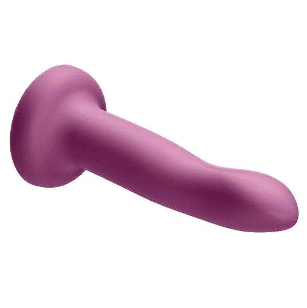 Ergo Super Flexi IV Dong Soft and Flexible Liquid  Silicone With Vibrator - Plum