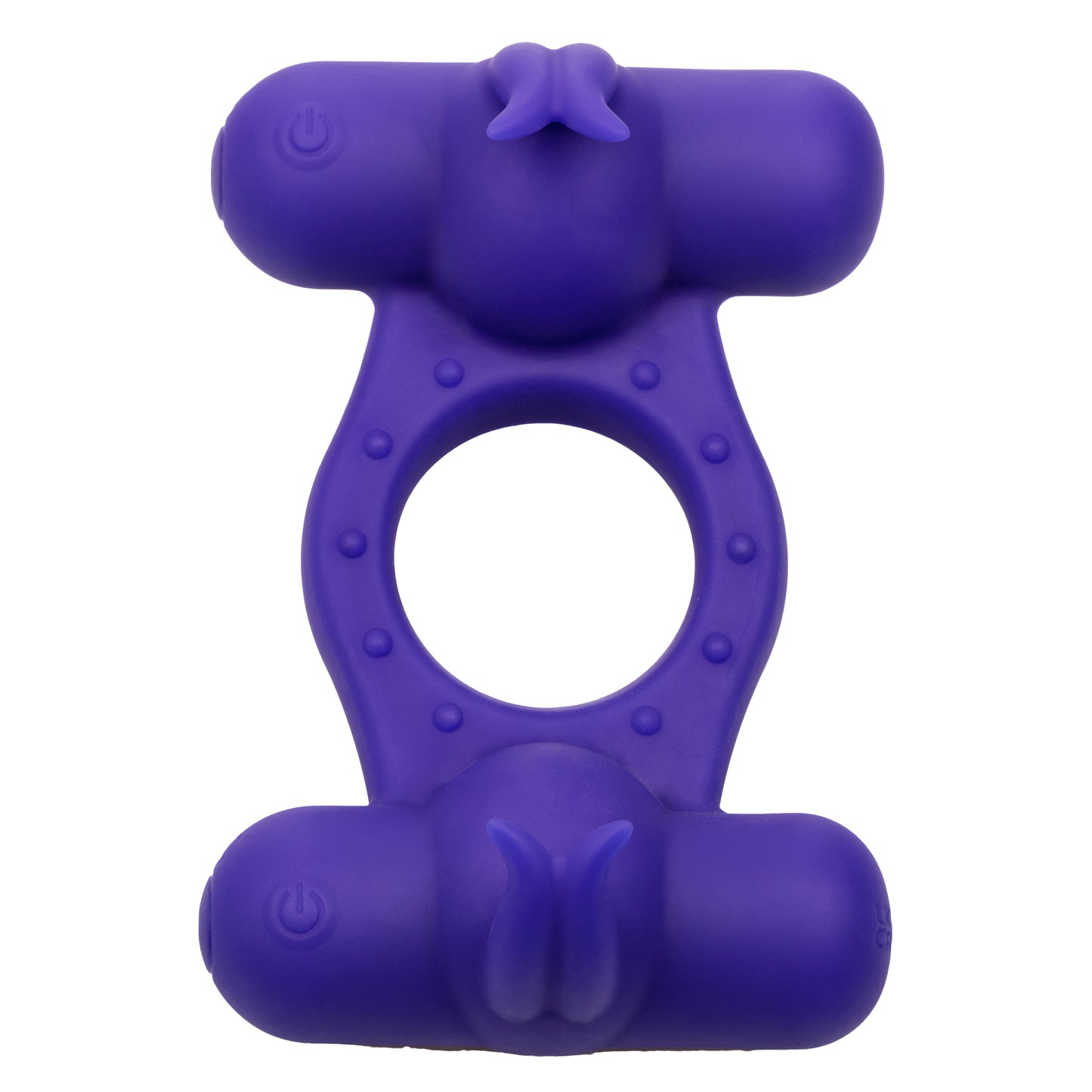 Silicone Rechargeable Triple Orgasm Enhancer -  Purple