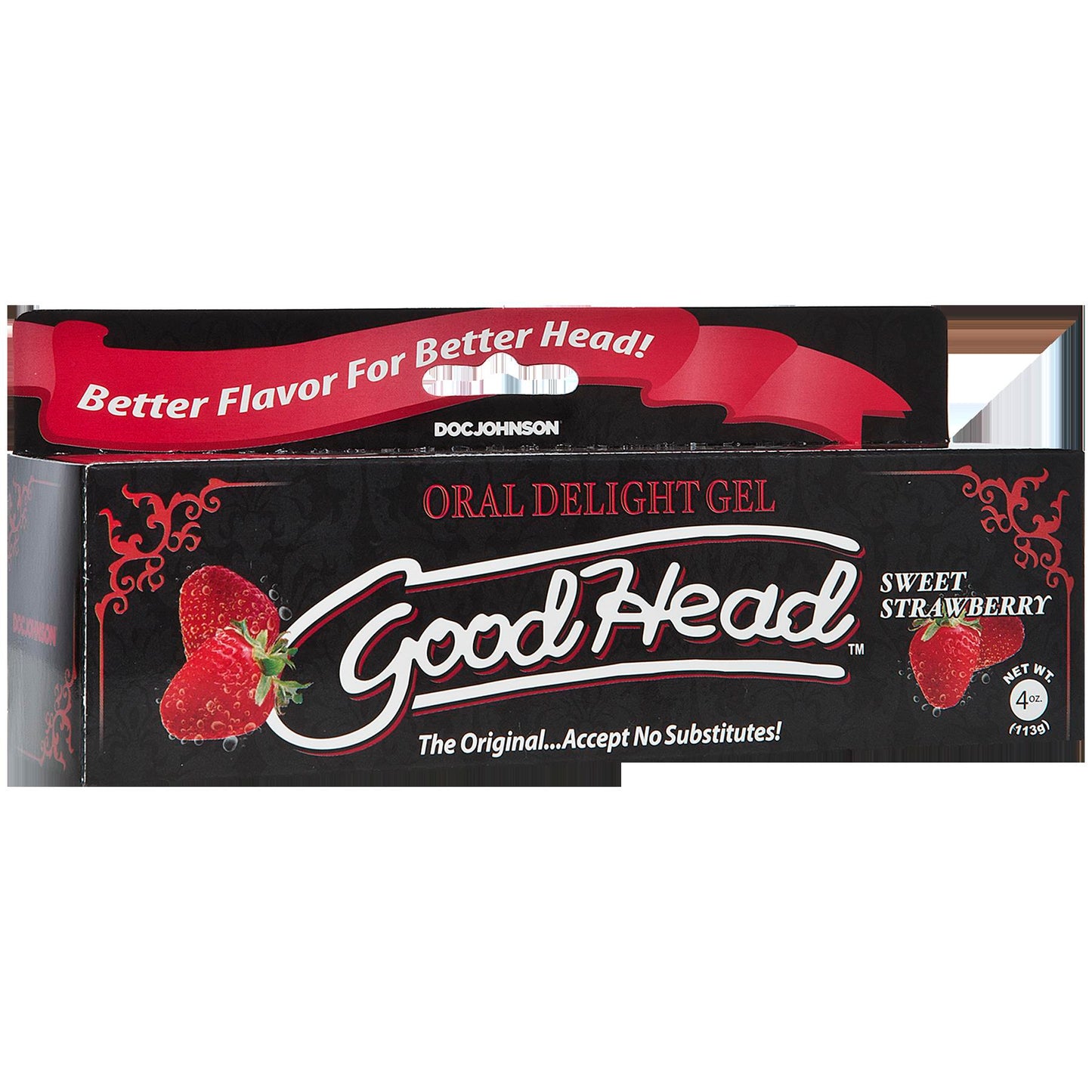 Good Head Oral Delight Gel 4 Oz - Sweet Strawberry