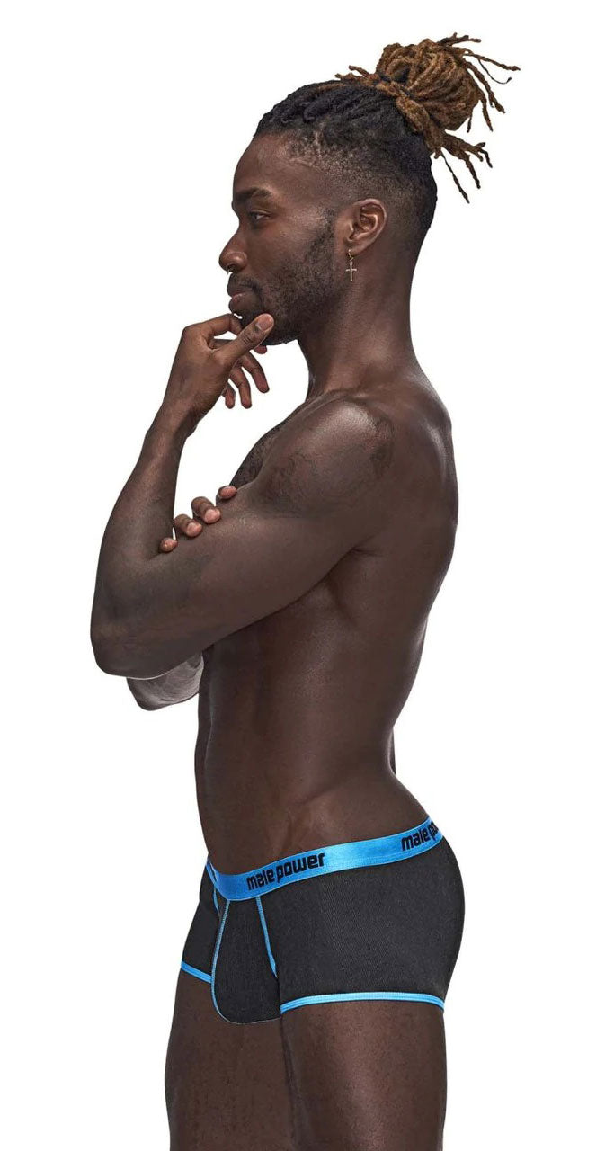 Casanova Uplift Mini Shorts - Small - Black/blue