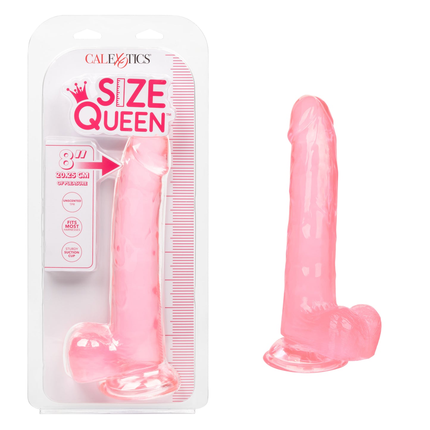 Size Queen 8 Inch - Pink