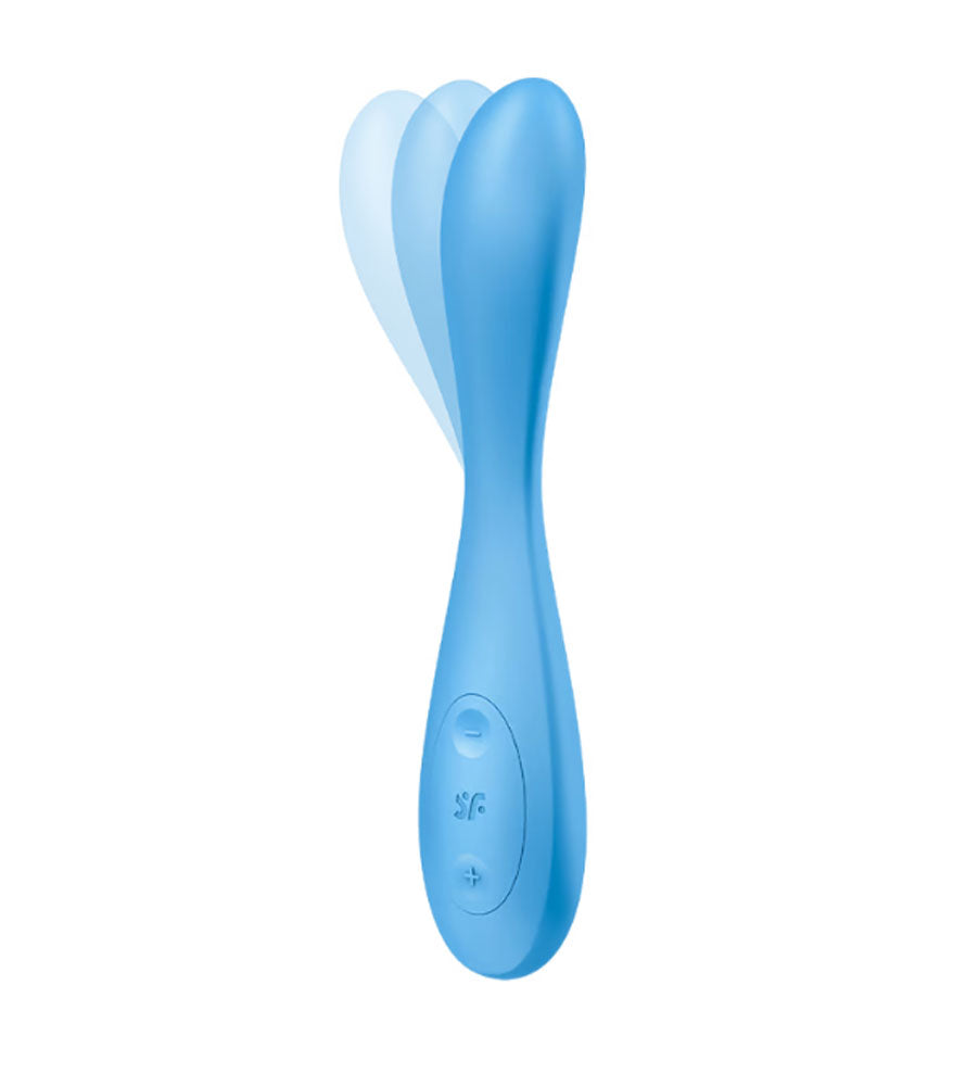 Satisfyer G-Spot Flex 4 Connect App - Multi  Vibrator - Blue