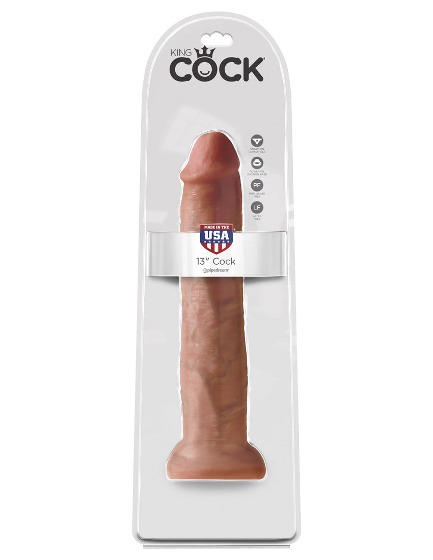 King Cock 13 Inch Cock - Tan