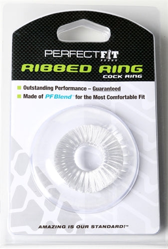 Ribbed Ring - Clear