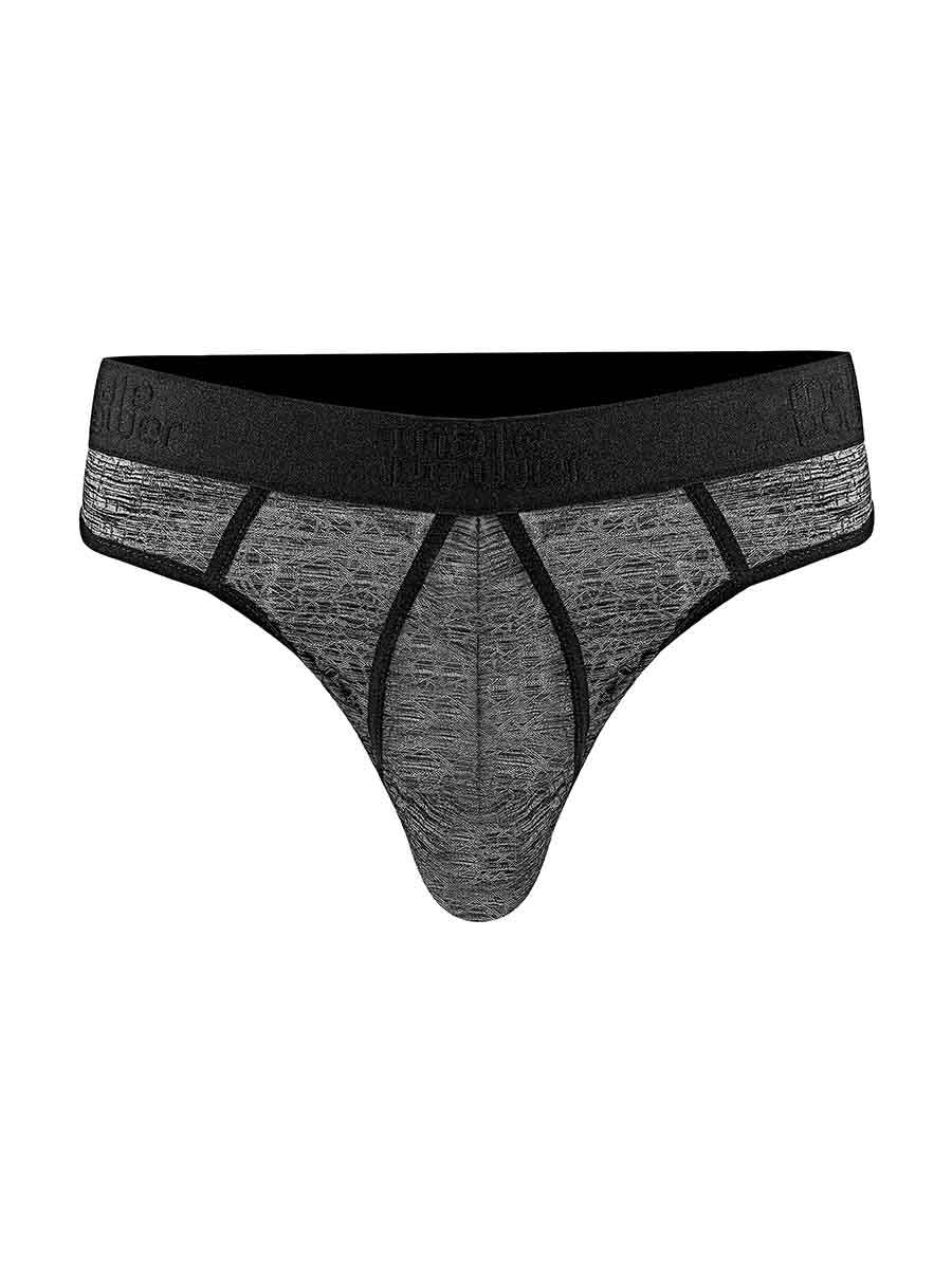 Peak Performance Sport Thong - L/ XL - Black  and Grey MP-421259GBLX