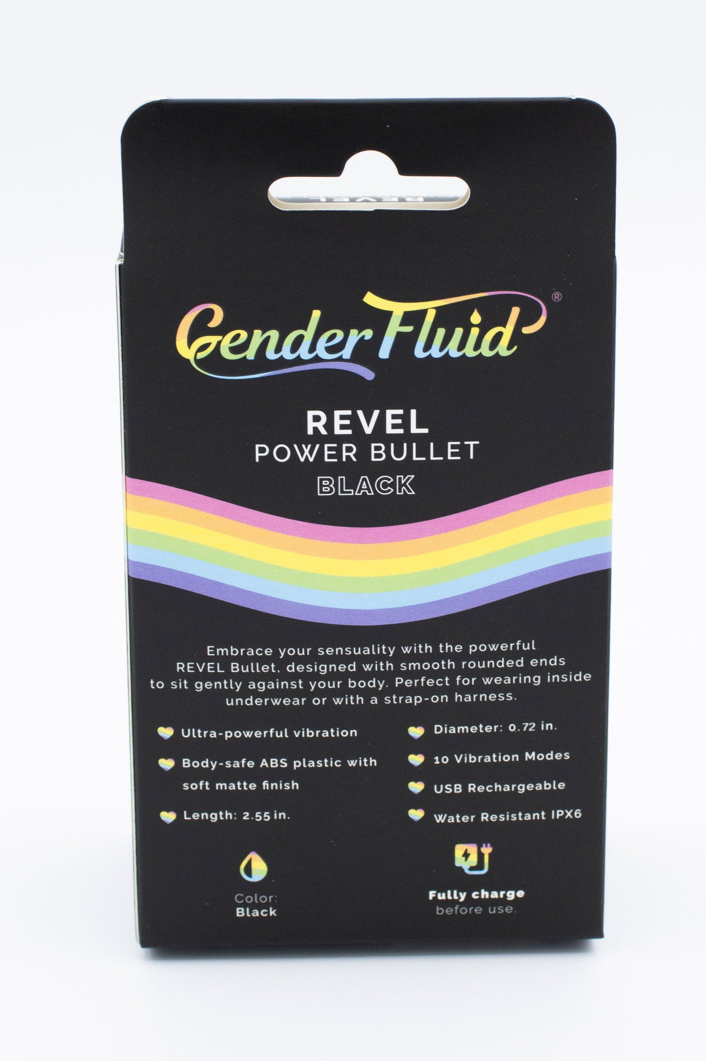 Gender Fluid Revel Power Bullet - Matte Black