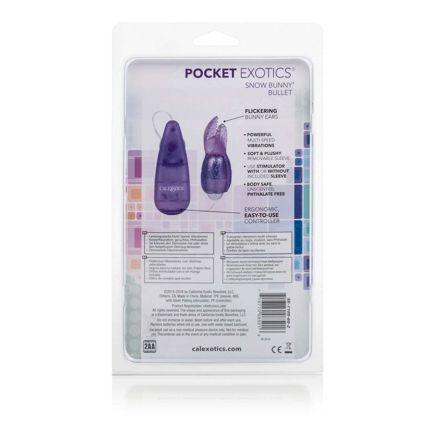 Pocket Exotics Snow Bunny Bullet - Purple