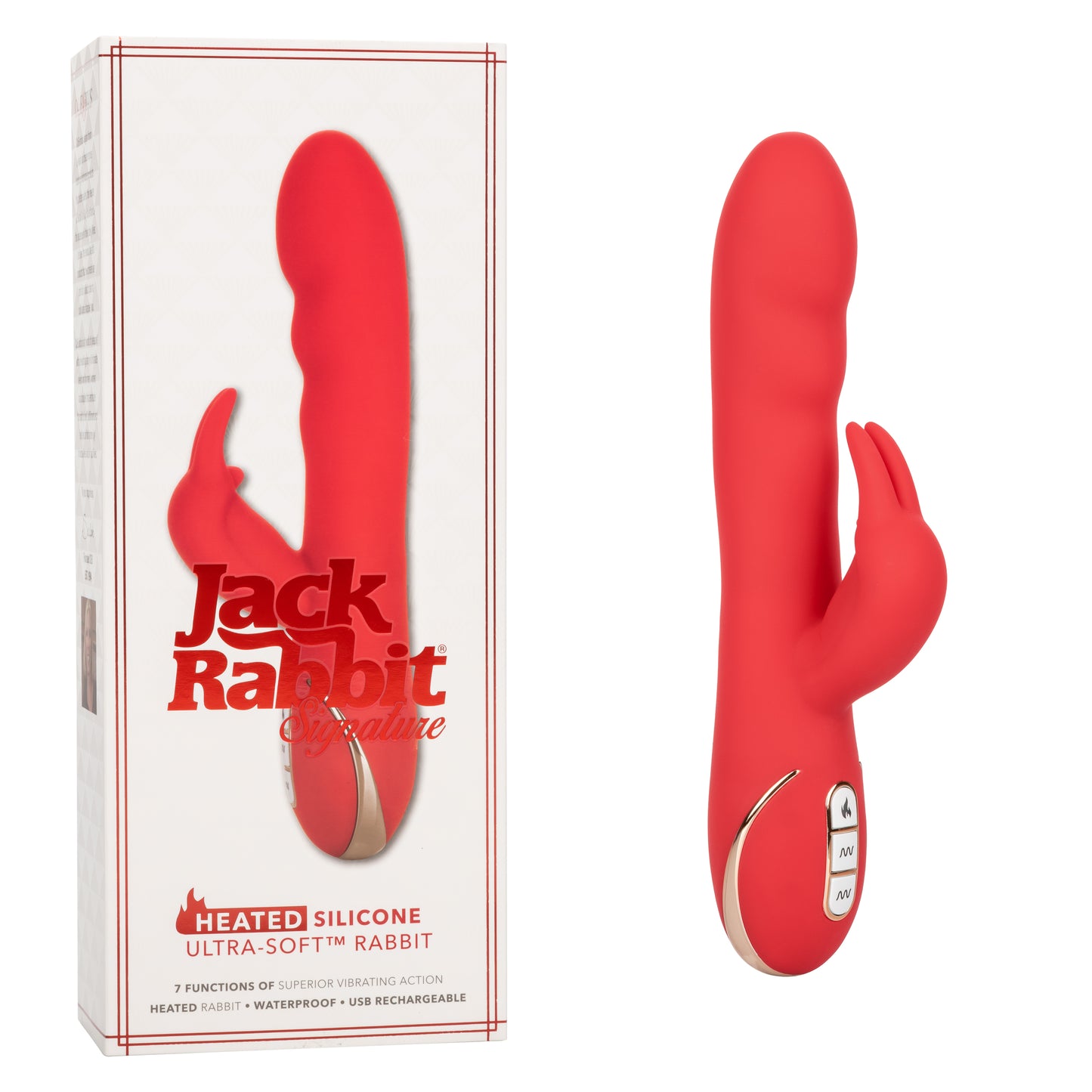 Jack Rabbit Signature Heated Silicone Ultra-Soft  Rabbit