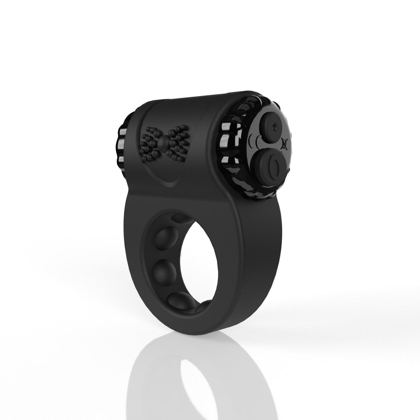 Screaming O - Big O Ritz Rechargeable Vibe Ring -  Black