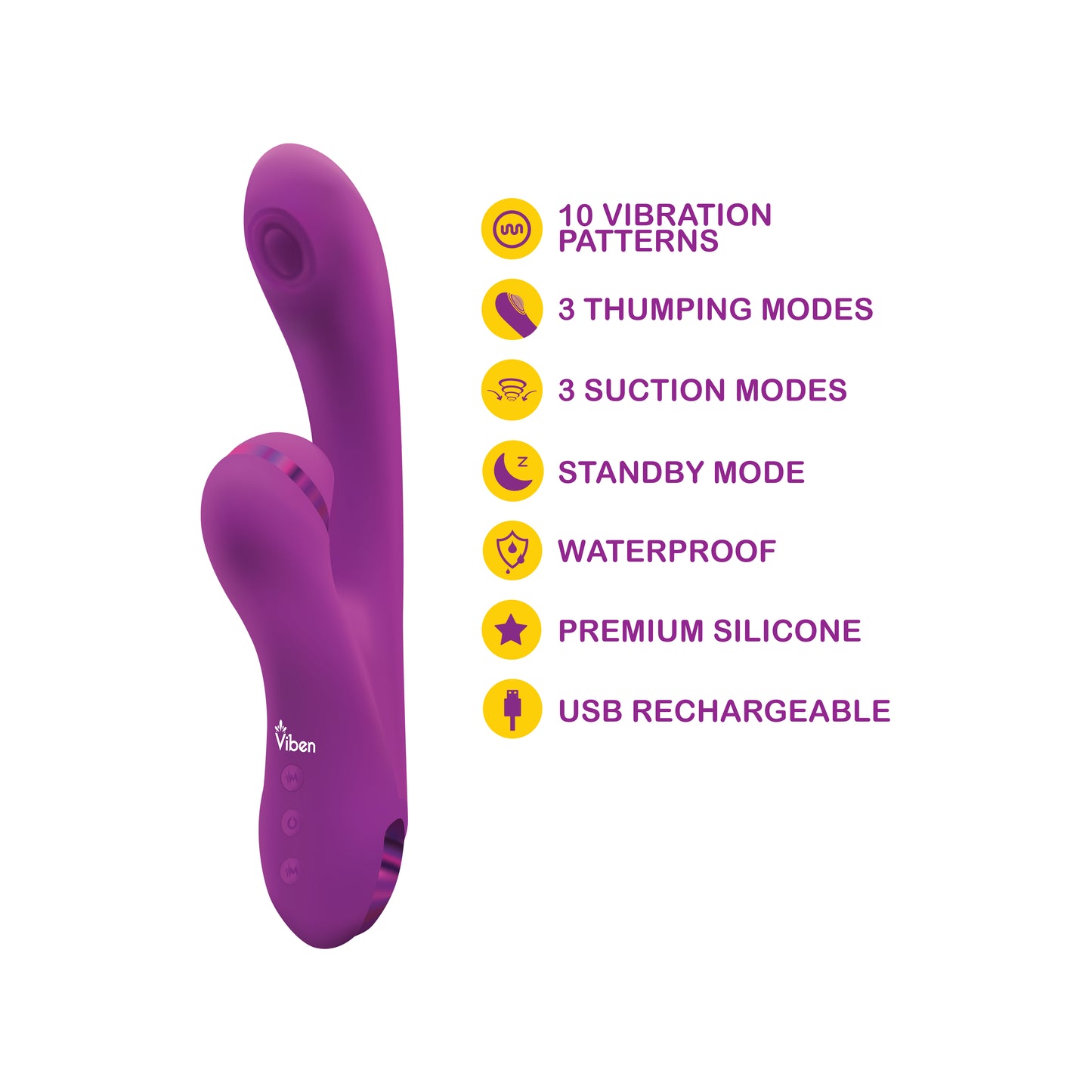 Zazzle - Berry - Rechargeable Thumping and  Suction Rabbit