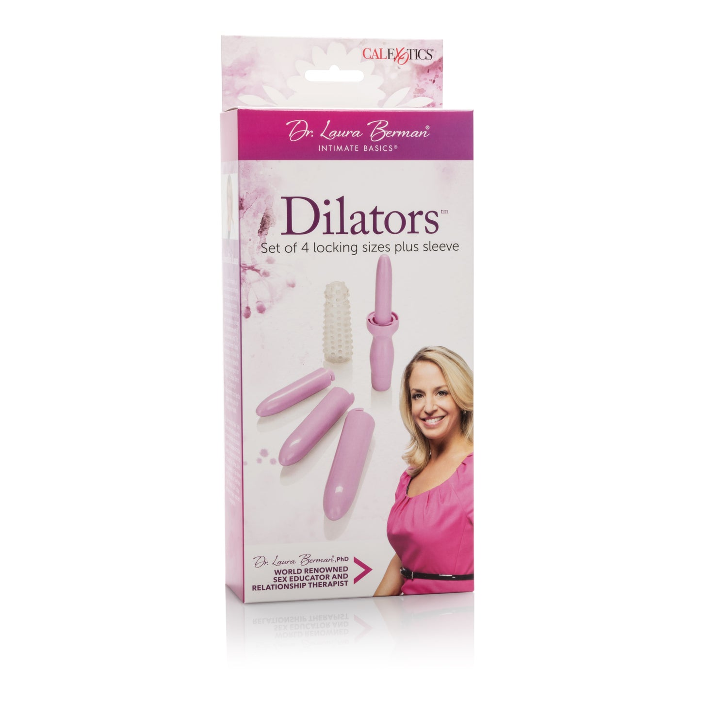 Dr. Laura Bernam Dilators - Set of 4 Locking Sizes Plus Sleeve - Purple