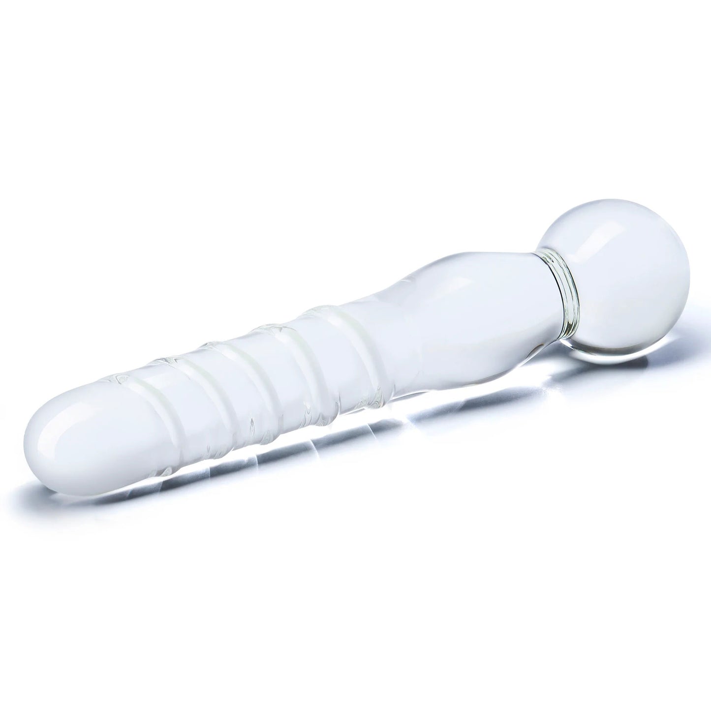 Joystick Clear Glass Dildo