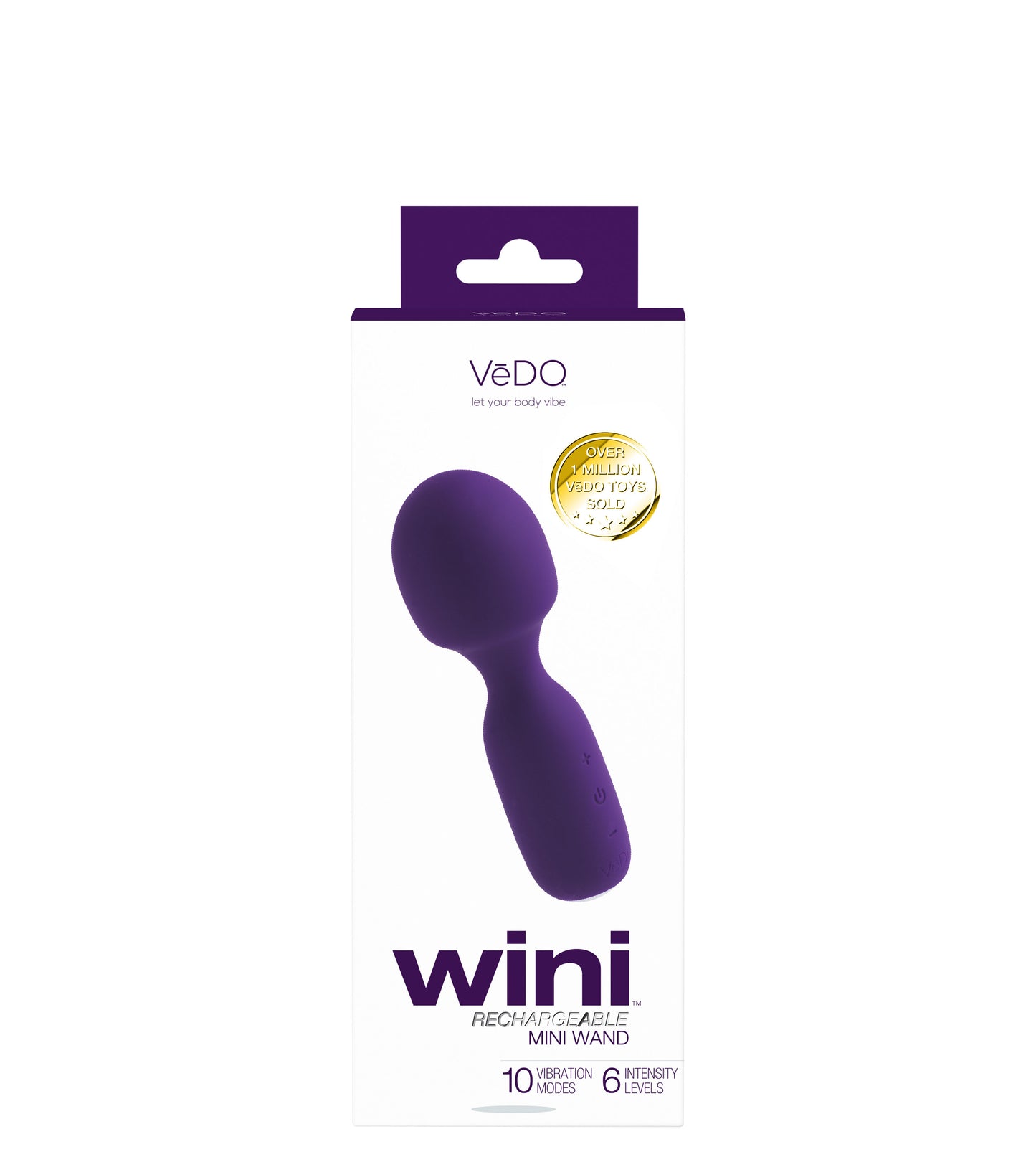 Wini Rechargeable Mini Wand - Purple