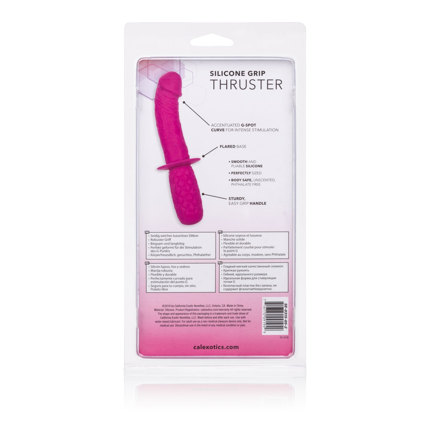 Silicone Grip Thruster - Pink