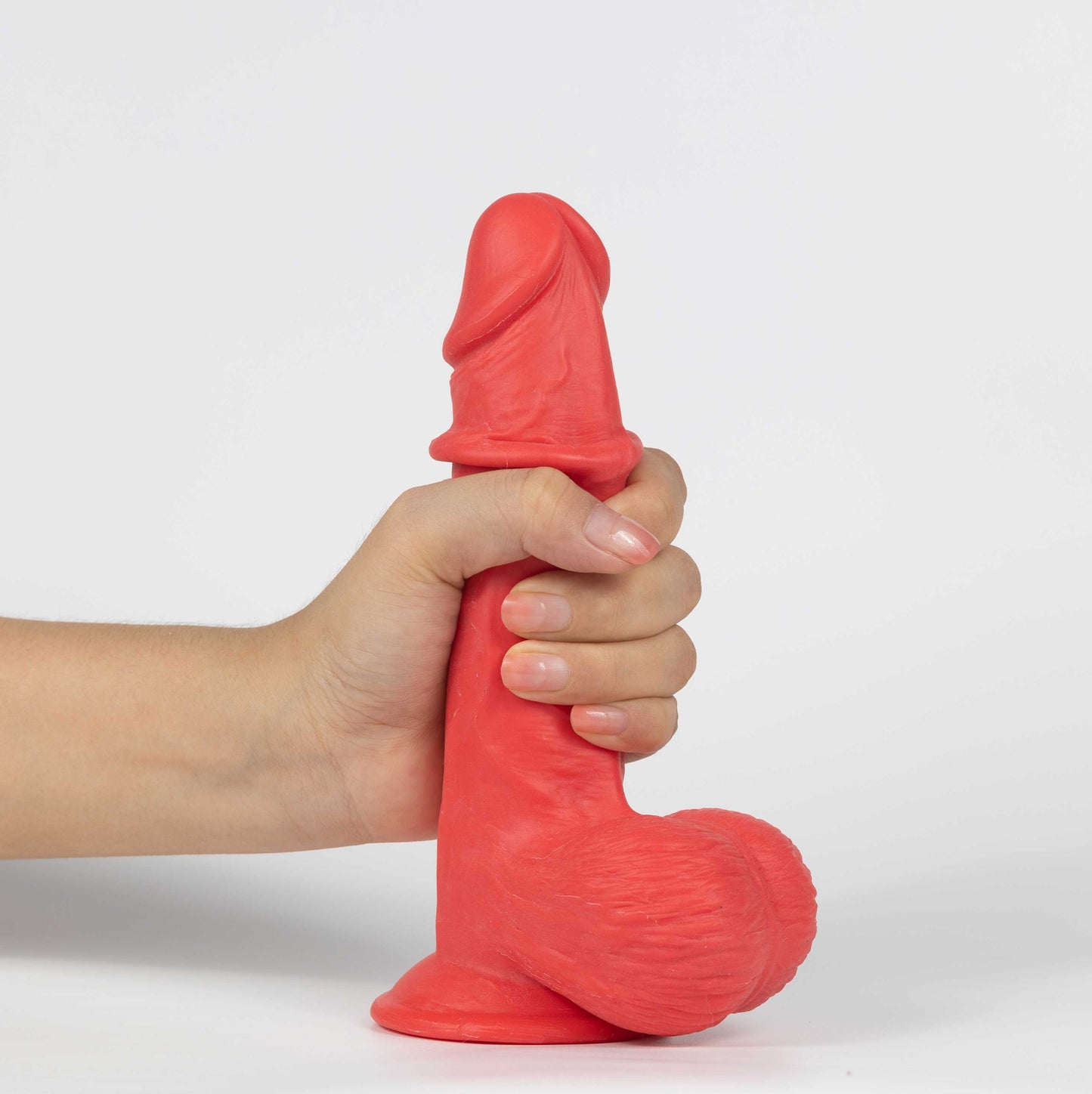 Get Lucky Ms. Ruby 7.5 Inch Dildo - Red