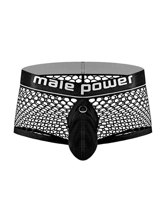 Cock Pit Net Mini Cock Ring Short - Large - Black MP-120260BKLG