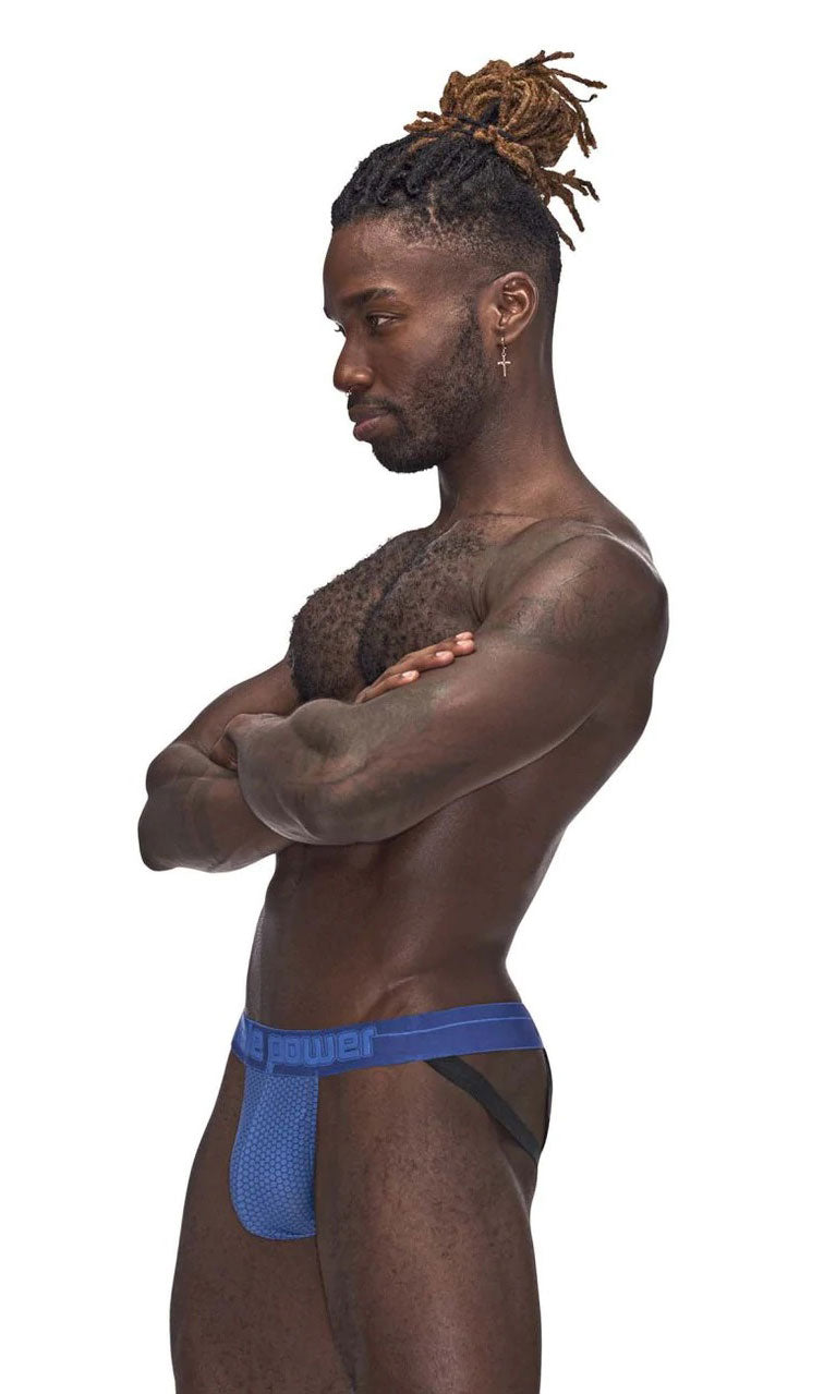 Sexagon Strappy Ring Jock - Small/medium - Royal