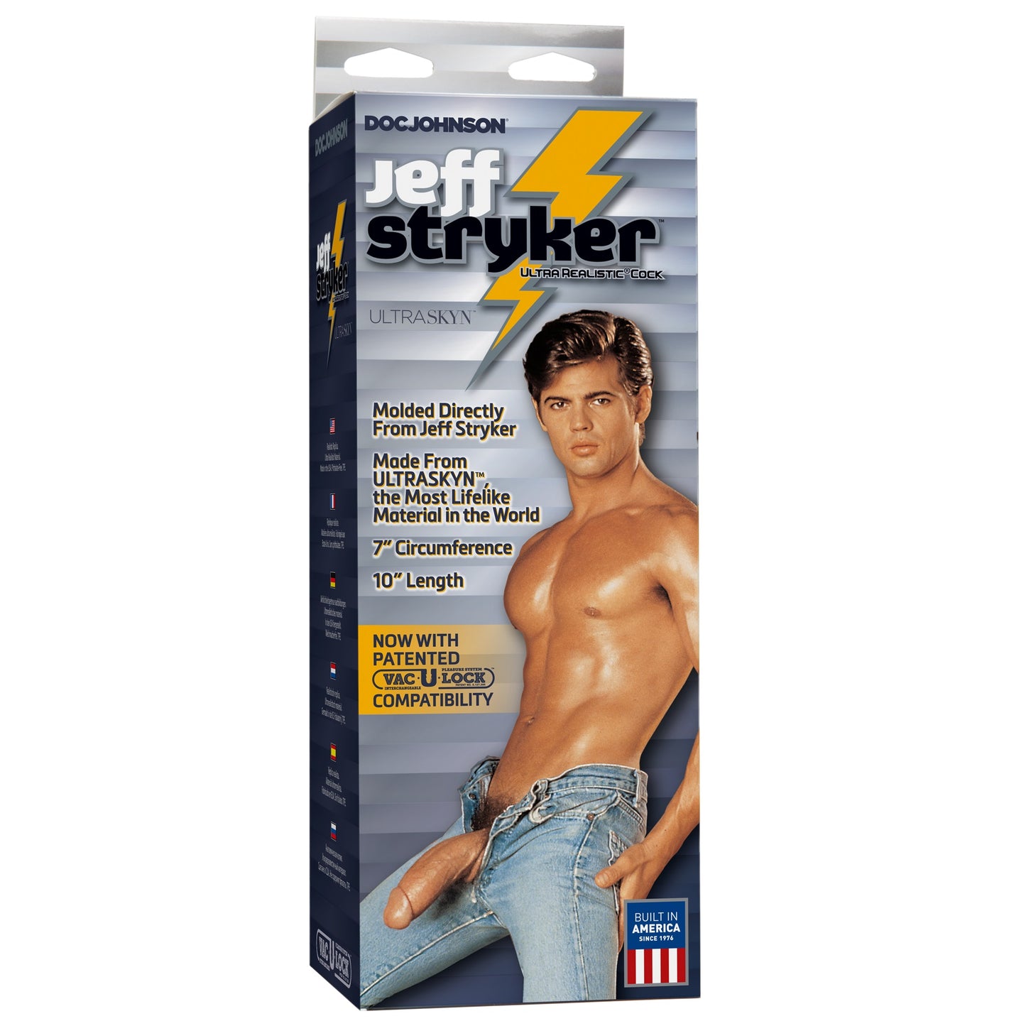 Jeff Stryker Ultraskyn 10 Inch Realistic Cock With Removable Vac-U-Lock Suction Cup