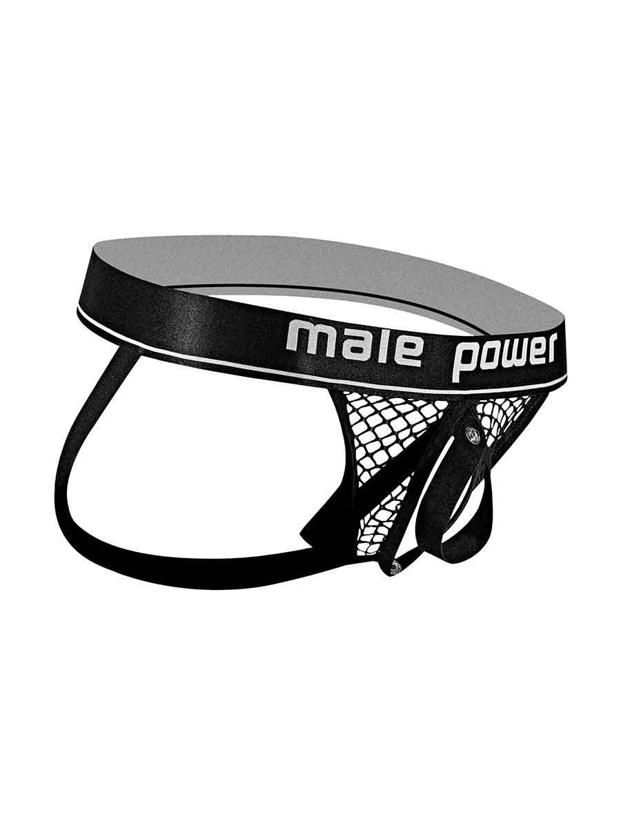 Cock Pit Net Cock Ring Jock - S/ M - Black