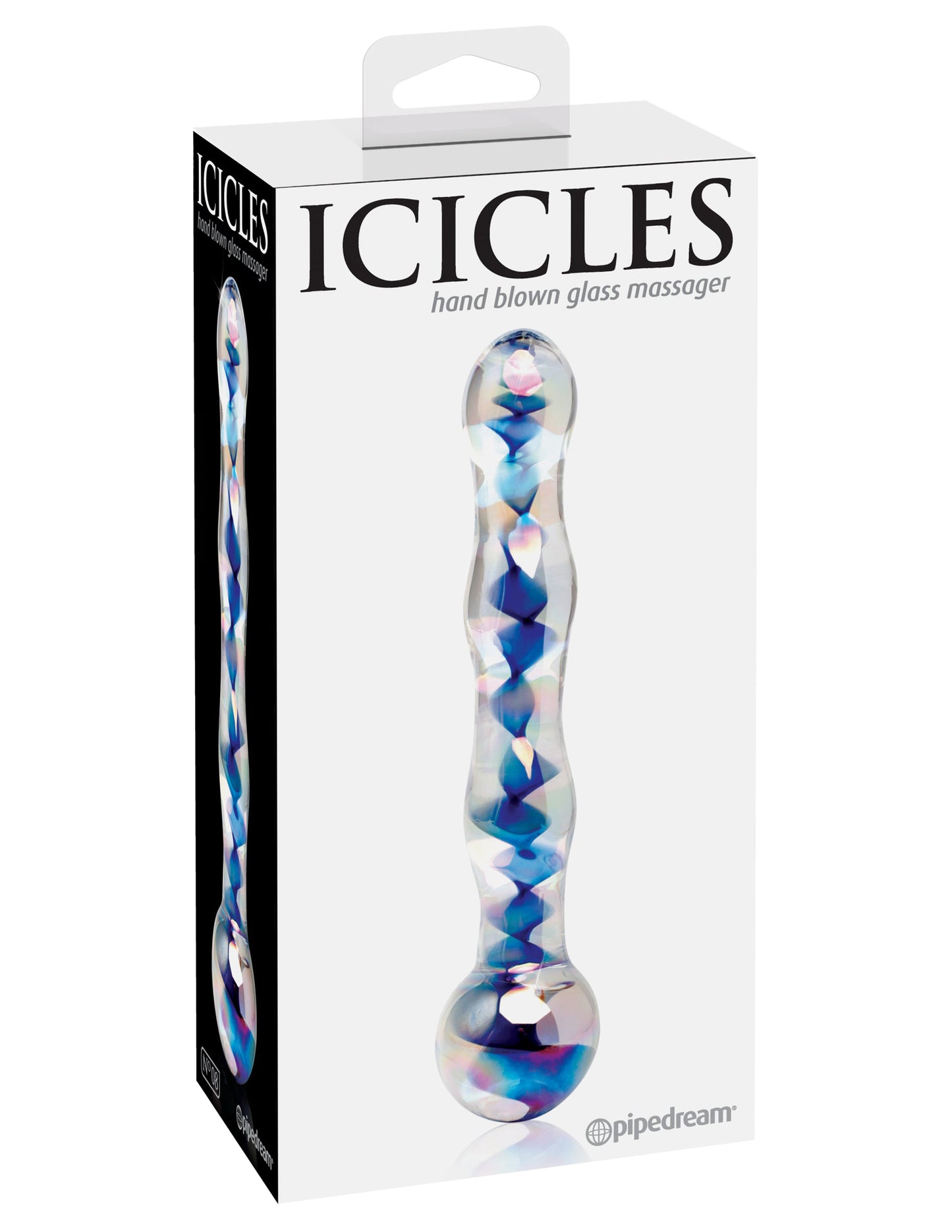 Icicles No. 8 - Clear / Blue