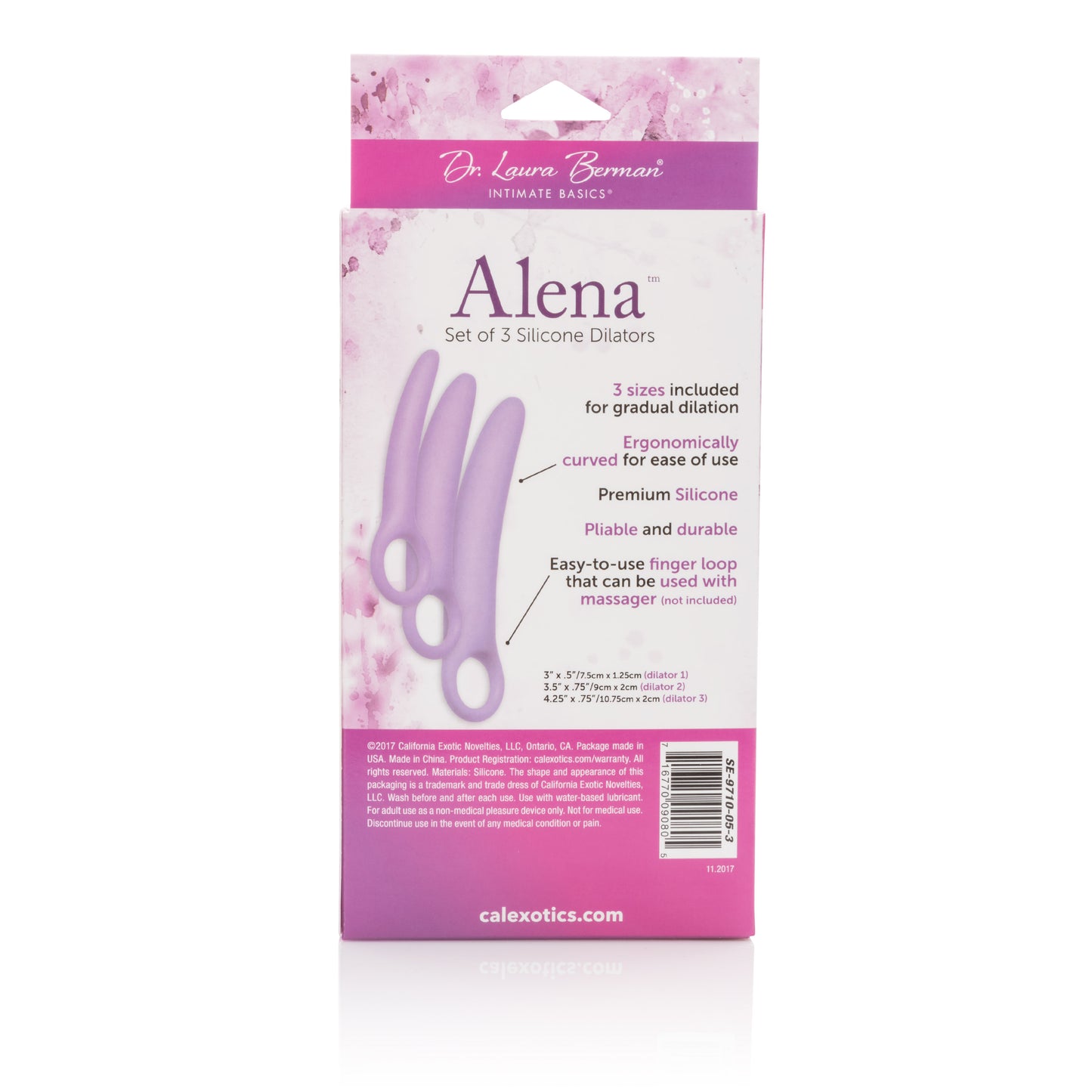 Dr. Laura Berman Alena Set of 3 Silicone Dilators