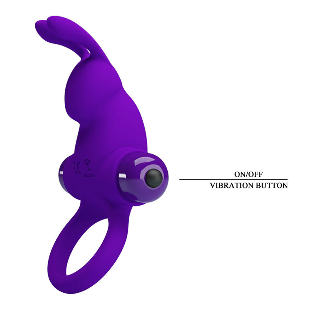 Pretty Love Vibrant Penis Ring I - Purple