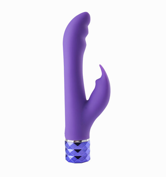 Hailey 10-Function Vibrating Rechargeable Dual  Vibe - Purple MTMA1607-L2