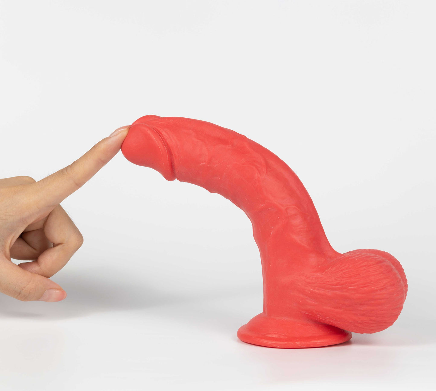 Get Lucky Ms. Ruby 7.5 Inch Dildo - Red