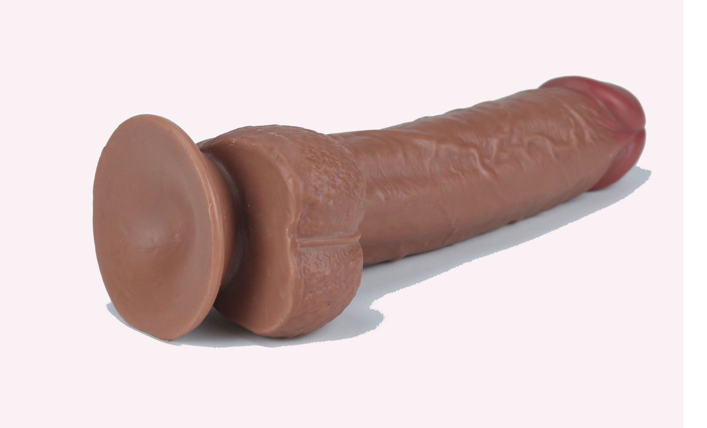 Get Lucky 9 Inch Real Skin Dong - Light Brown