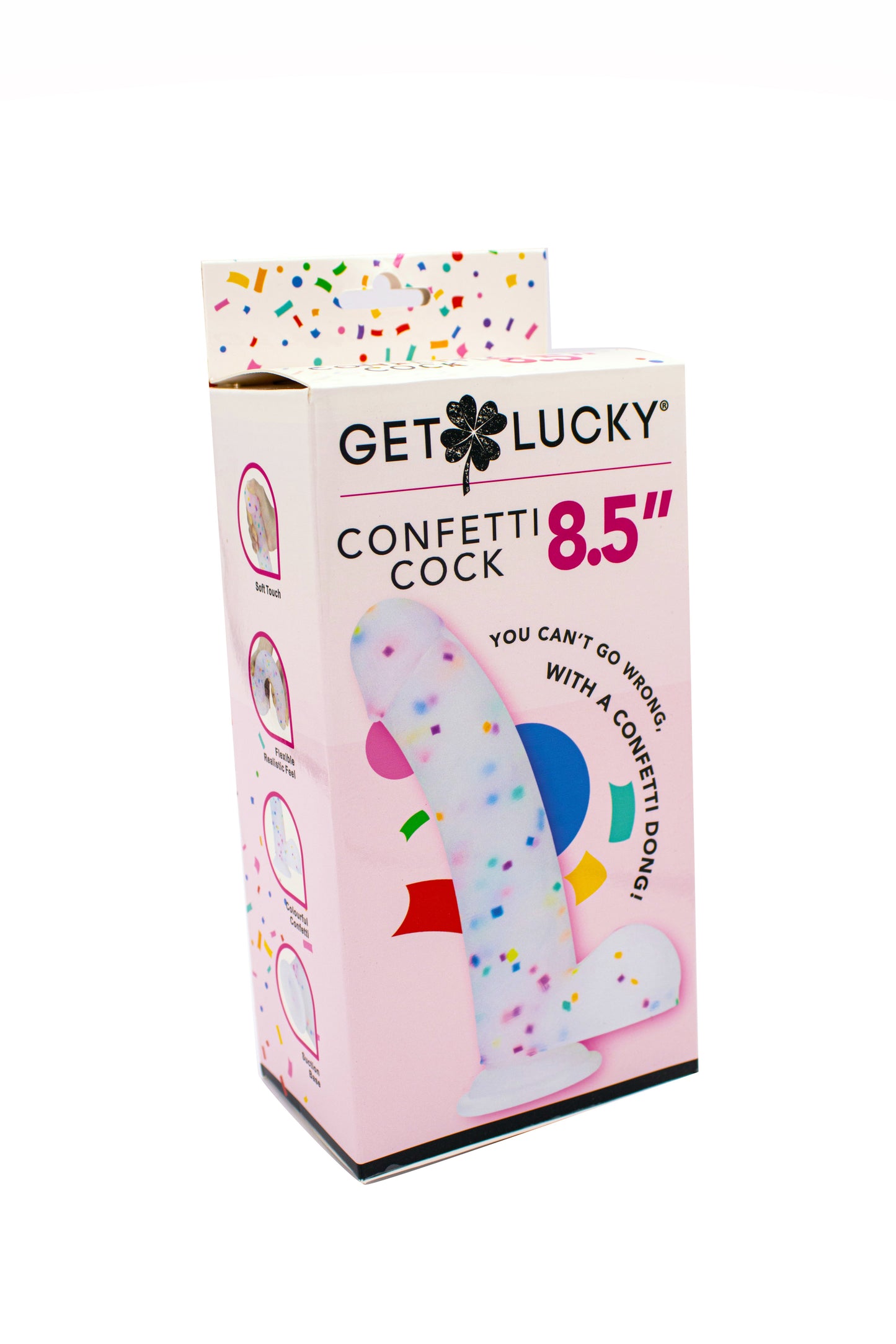 Get Lucky Confetti Cock - 8.5 Inch