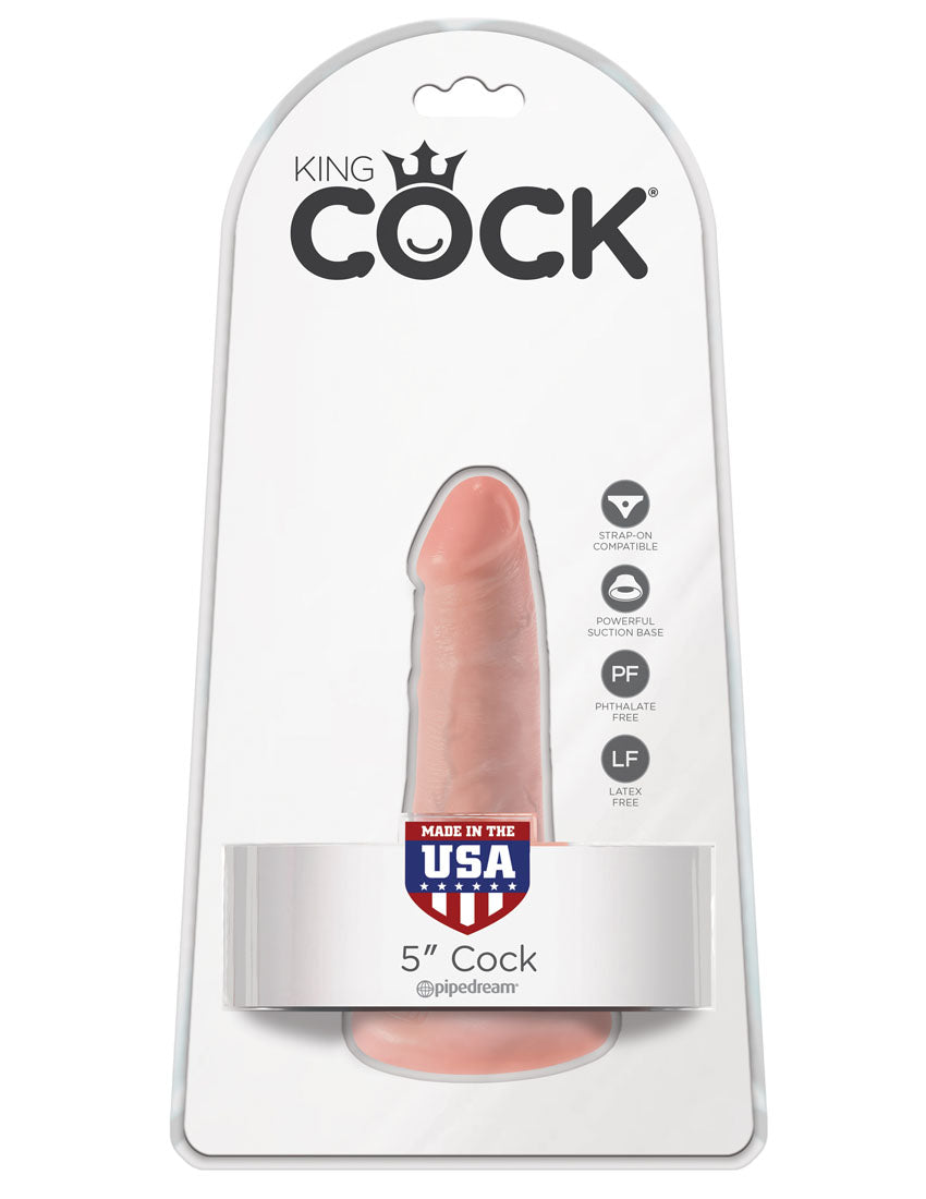 King Cock 5 Inch Cock - Light