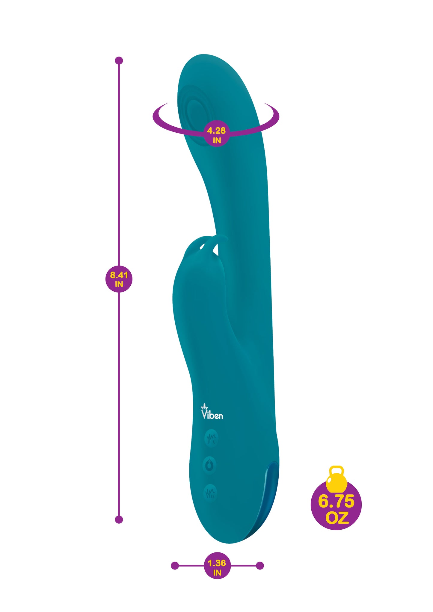 Razzle - Ocean - Rechargeable Thumping G-Spot  Rabbit