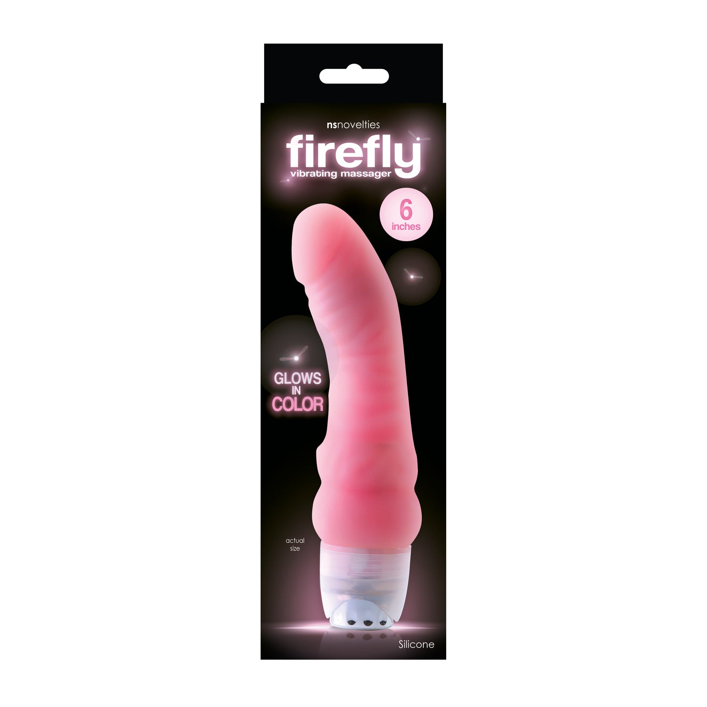 Firefly 6 Inch Vibrating Massager - Pink