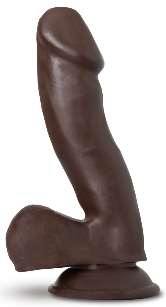 Au Naturel - Troy - 6 Inch Dildo - Chocolate