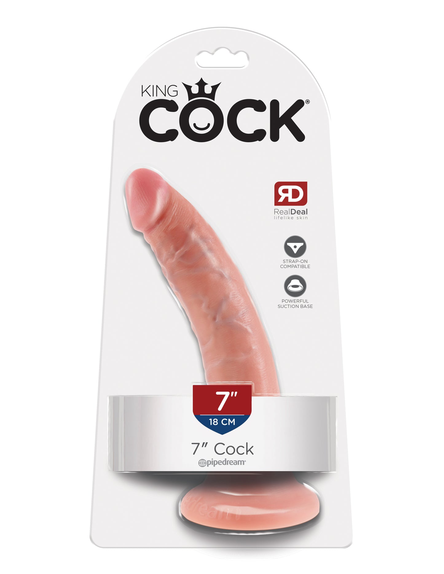 King Cock 7-Inch Cock - Flesh