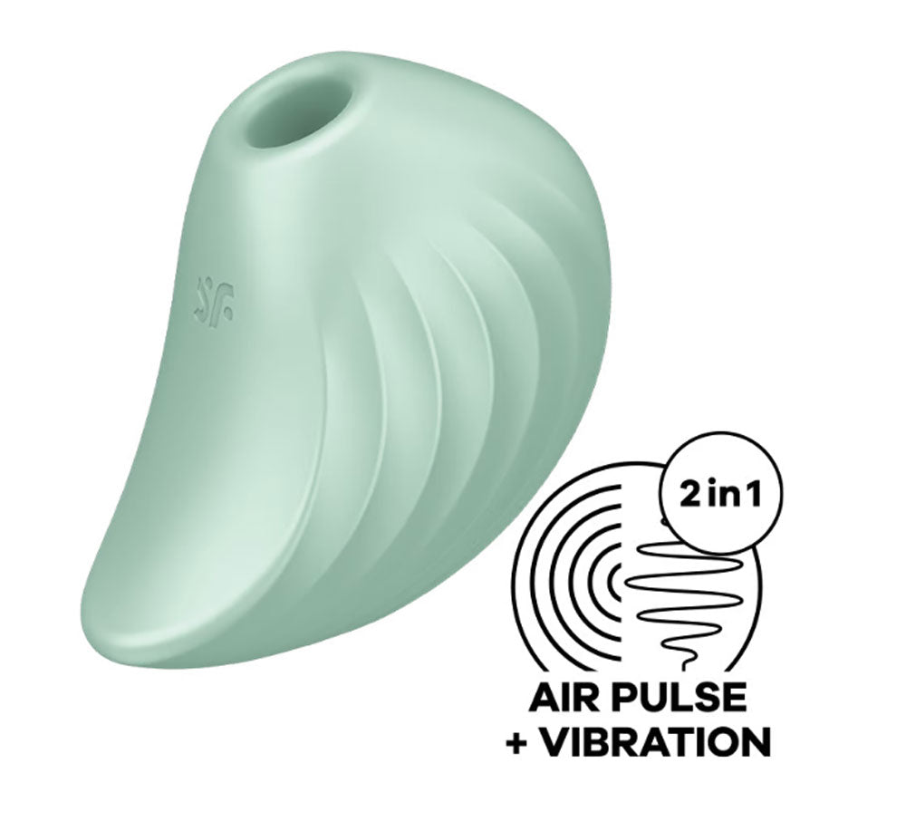 Satisfyer Pear Diver - Air Pulse Stimulator Plus  Vibration - Mint