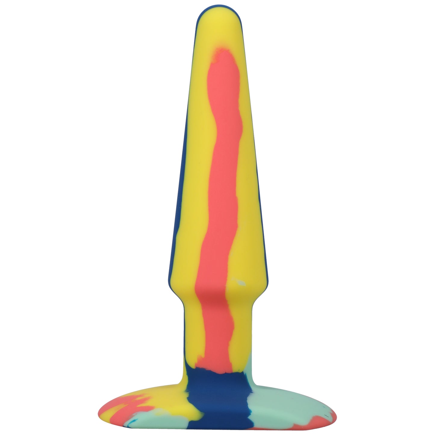 A-Play Groovy Silicone Anal Plug 5 Inch - Sunrise