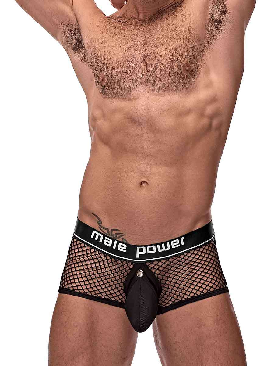 Cock Pit Net Mini Cock Ring Short - Large - Black