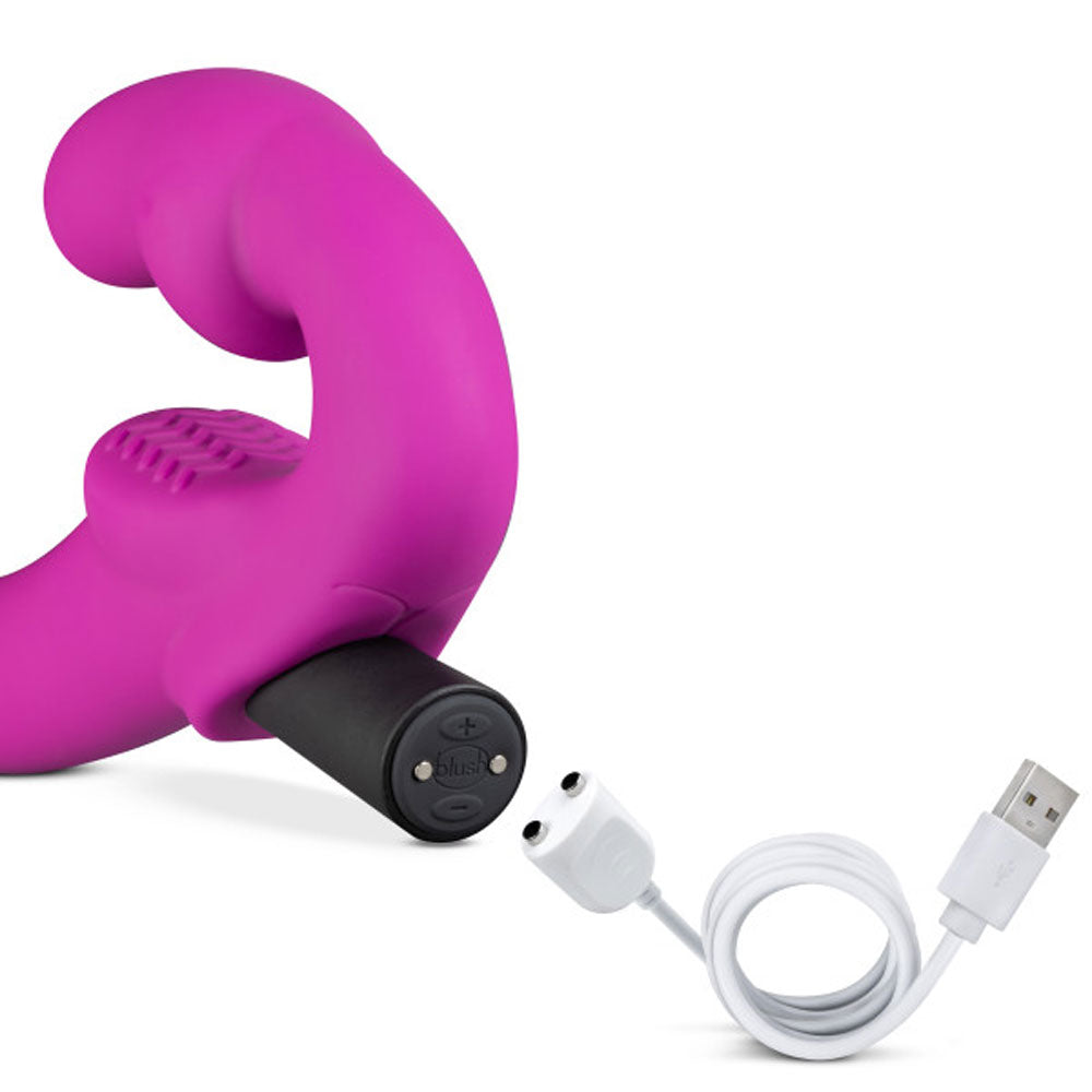 Temptasia - Estella - Strapless Silicone Dildo -  Pink