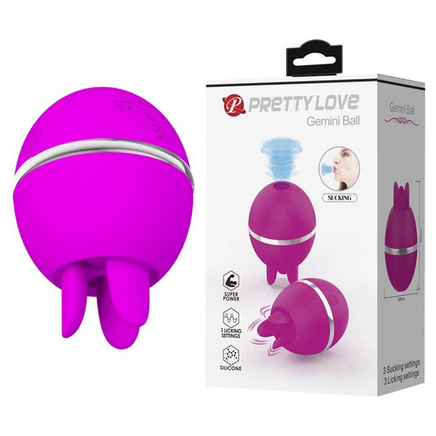 Pretty Love - Gemini Ball - Fuchsia