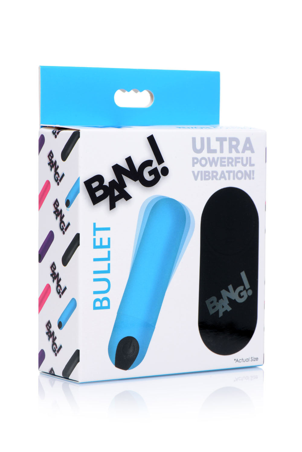 Bang Vibrating Bullet With Remote Control - Blue