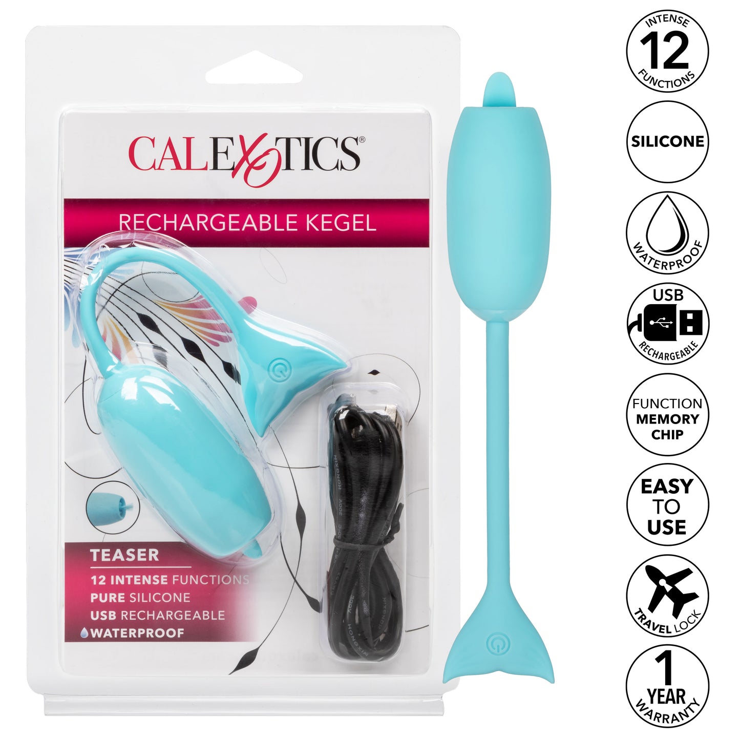 Rechargeable Kegel Teaser - Blue