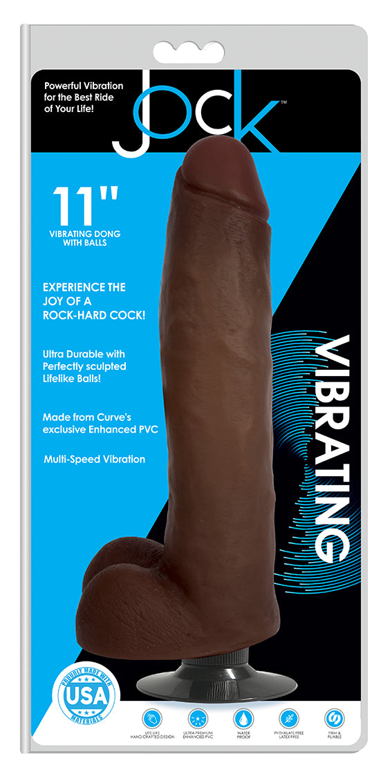 Jock 11 Inch Vibrating Dong With Balls