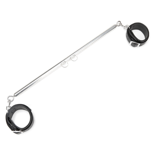 Expandable Spreader Bar Set 24 Inches - 36 Inches With Detachable Leatherette Cuffs EL-LF1000