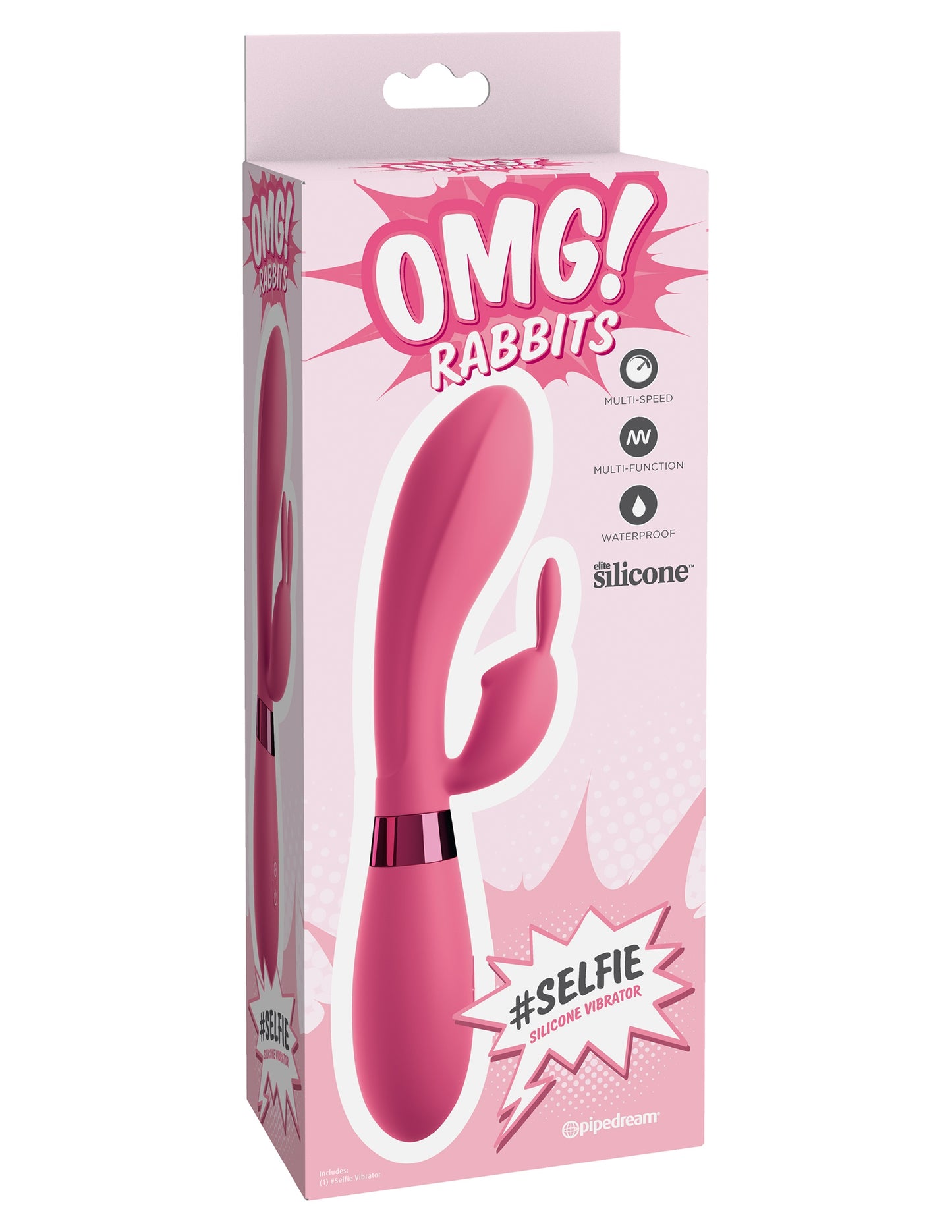 Omg! Rabbits Selfie Silicone Vibrator